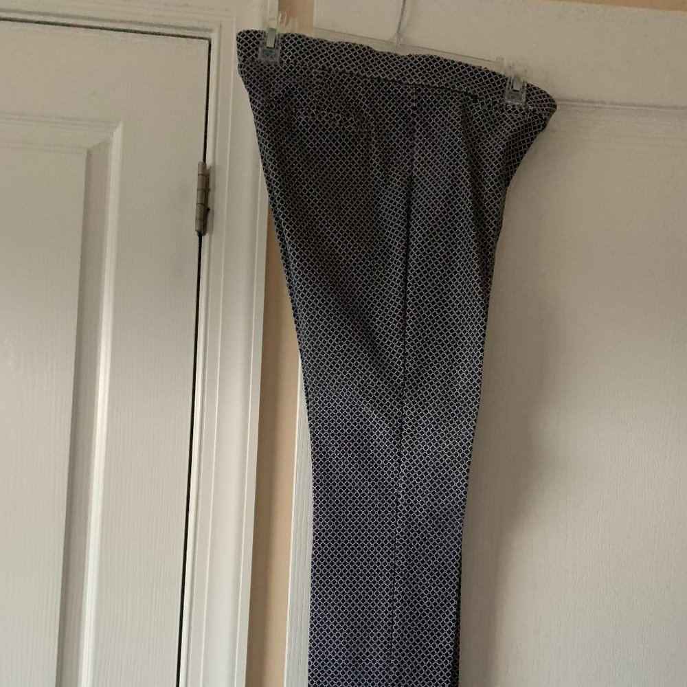 Rafella Skinny Pants, 6p blue/white